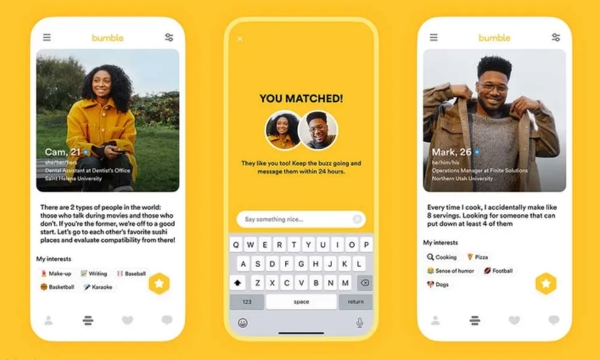 Application Bumble (Source : Google)